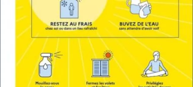 Prévention chaleurs des prochains jours ☀️