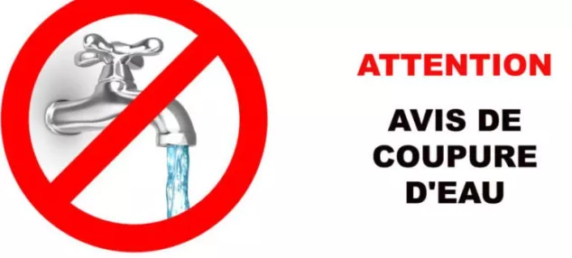 🚱 Coupure d'eau programmée sur Etel - Le 15/06/2026 - rue du Pradic