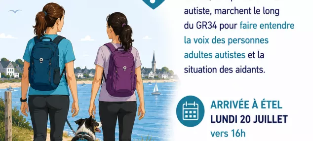 🚶‍♀️Étel accueille le GR34 Challenge Autisme 2026🚶‍♀️