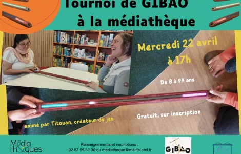 Tournoi Gibao à la médiathèque