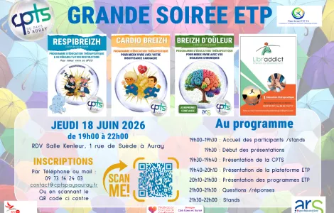 Grande soirée ETP : Education thérapeutique du patient - AURAY