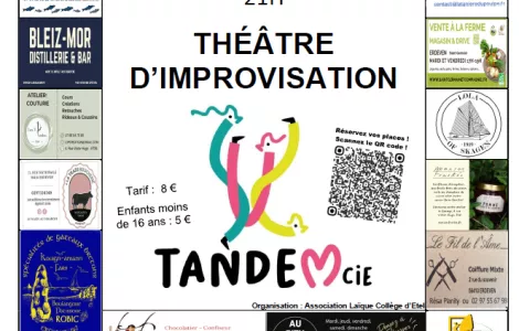 🎭Théâtre d'improvisation à Etel