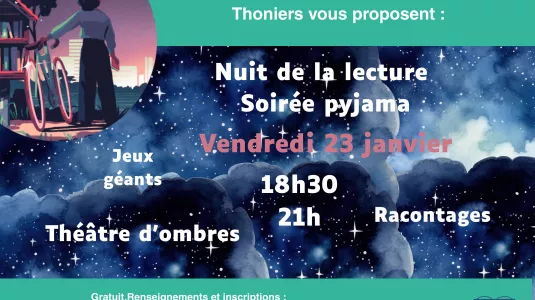 Nuit de la lecture : soirée pyjama à la médiathèque