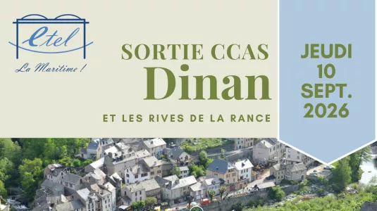 SORTIE CCAS 2026 : DINAN ET LES RIVES DE LA RANCE