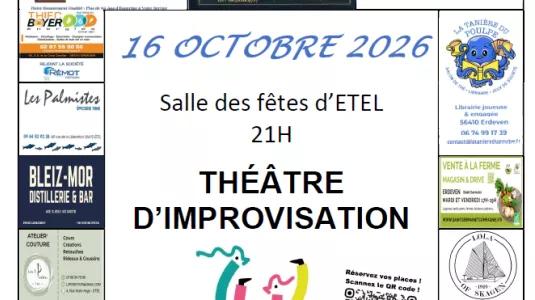 🎭Théâtre d'improvisation à Etel